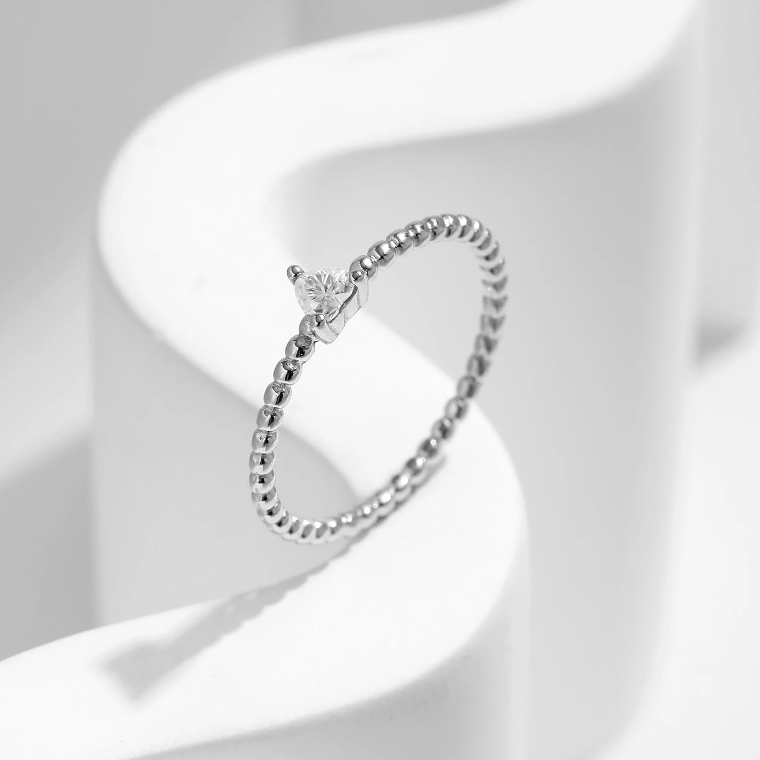 MODIAN D Color Heart Moissanite Engagement Rings For Women 925 Sterling Silver Lab Diamond Wedding Statement Jewelry 4