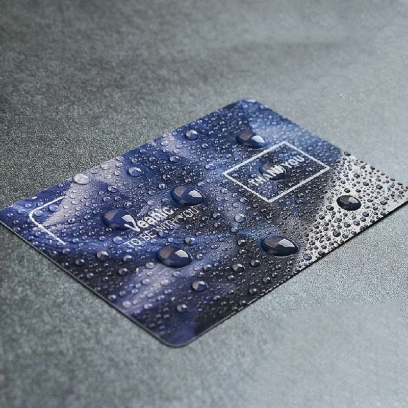 Custom white pvc plastic frost Business Card /print card /waterproof/ name/visiting card / custom business card printing 6