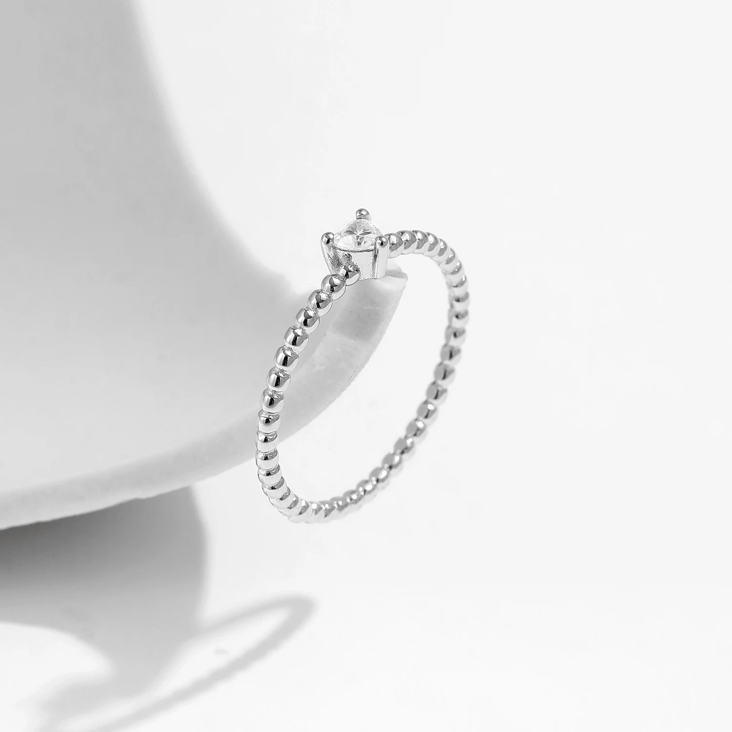 MODIAN D Color Heart Moissanite Engagement Rings For Women 925 Sterling Silver Lab Diamond Wedding Statement Jewelry 6