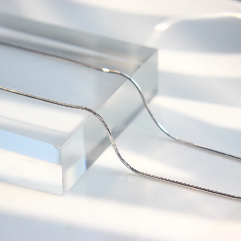 Rainbow Jewelry's snake chain,only sell with our pendants,925 Solid Sterling Silver Chain Necklace ON SALE 1