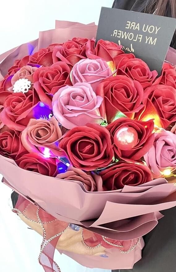 Rose Soap Bouquet Artificial Flowers, Valentine's, Anniversary, Wedding, Birthday - Image 5