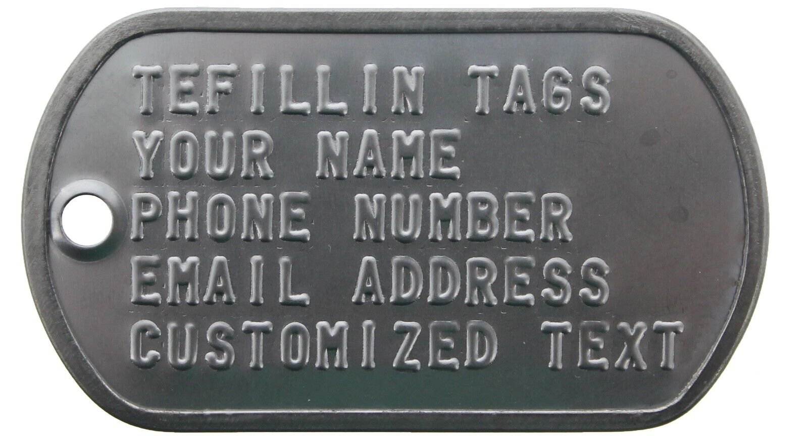 Customized Military Dog Tags Set - Personalized Metal Army ID Tag Custom Printed - Image 2