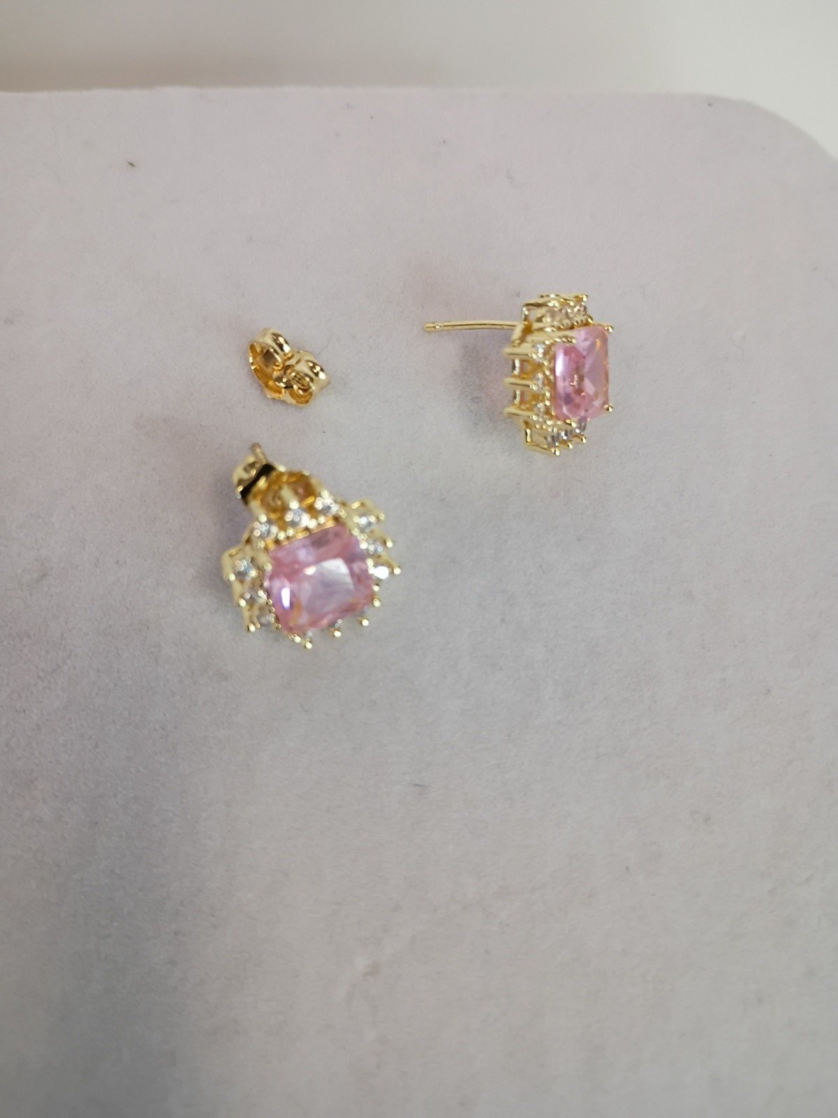 Neckless with Earrings Set Color Pink for Women Fashion Jewelry - Image 4