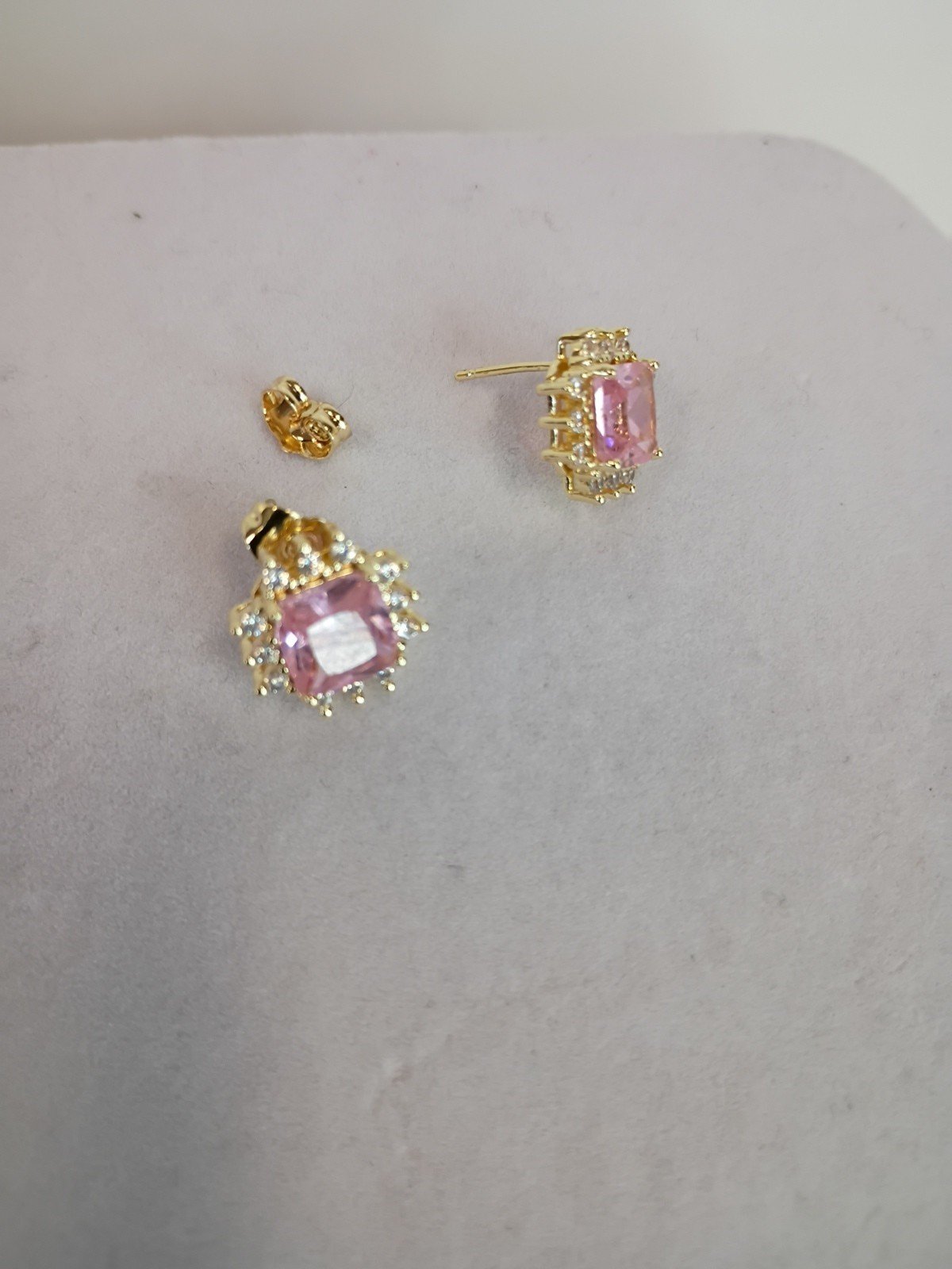 Neckless with Earrings Set Color Pink for Women Fashion Jewelry - Image 5